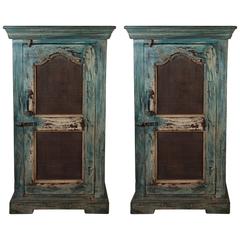 Pair of Vintage Painted Cabinets 10