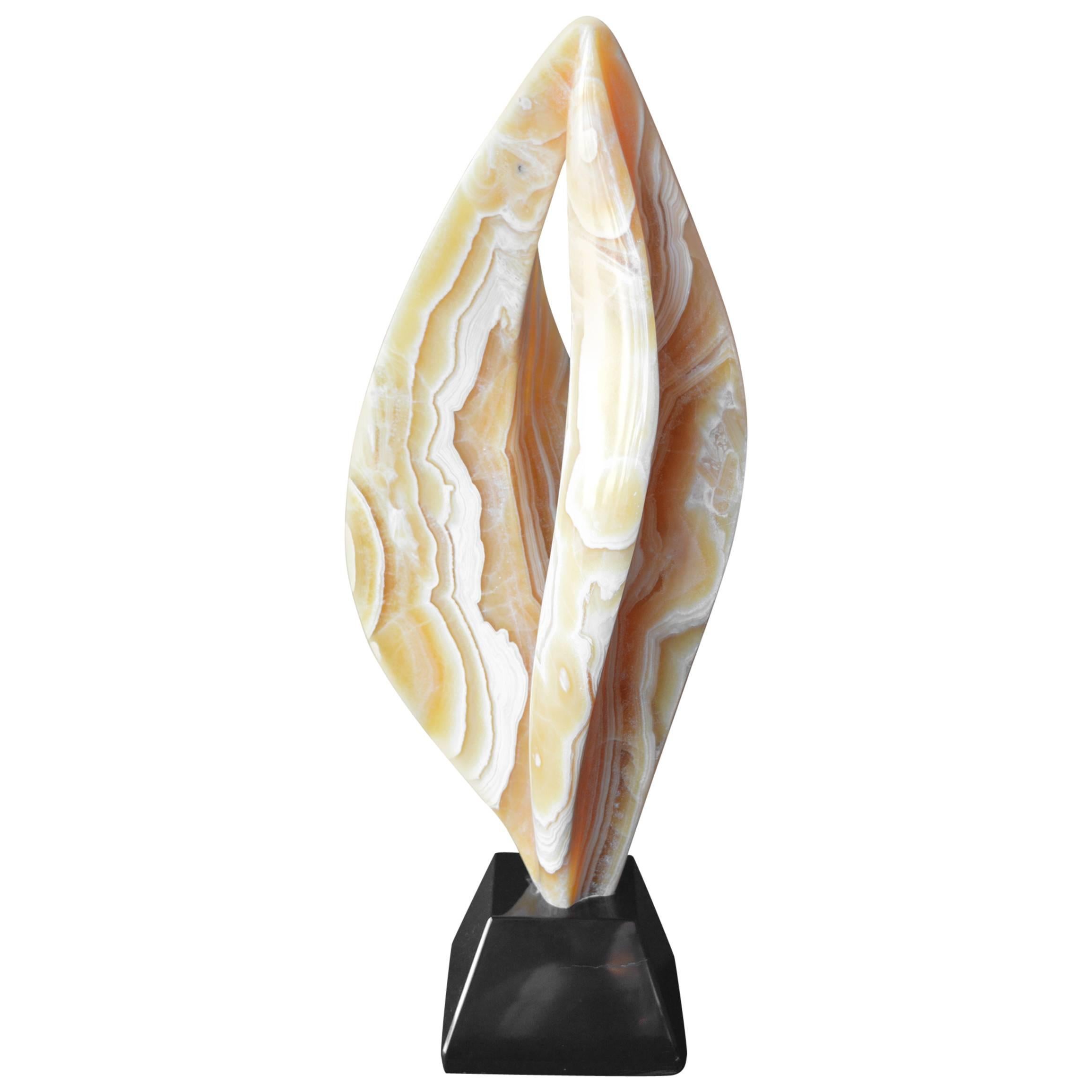 Onyx "Flame" Sculpture