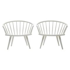 Pair of Vintage Yngve Ekström Arka Chairs, Sweden