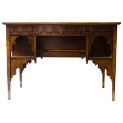 Antique Edward William Godwin for William Watt, An Anglo-Japanese Walnut Desk.