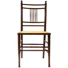 Anglo-Japanese Caned Side Chair, Attributed to E W Godwin 1