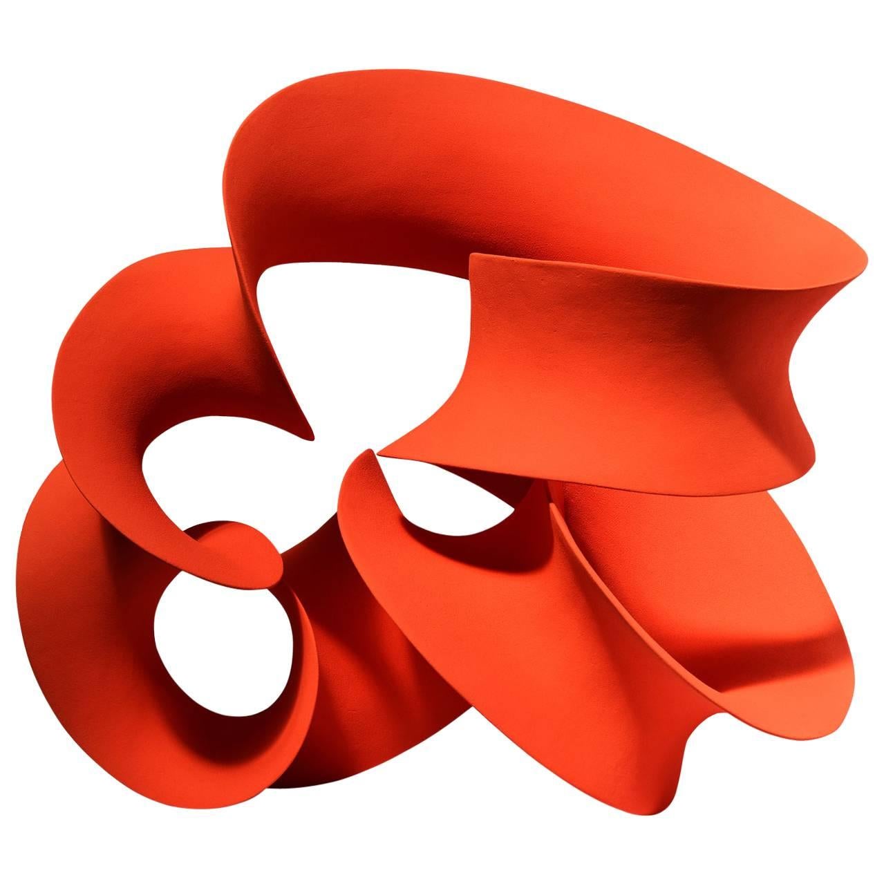 Orange Continuous Form by Merete Rasmussen