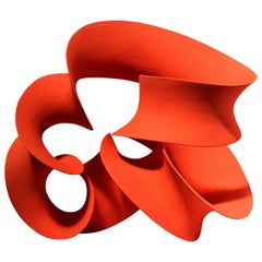 Orange Continuous Form by Merete Rasmussen