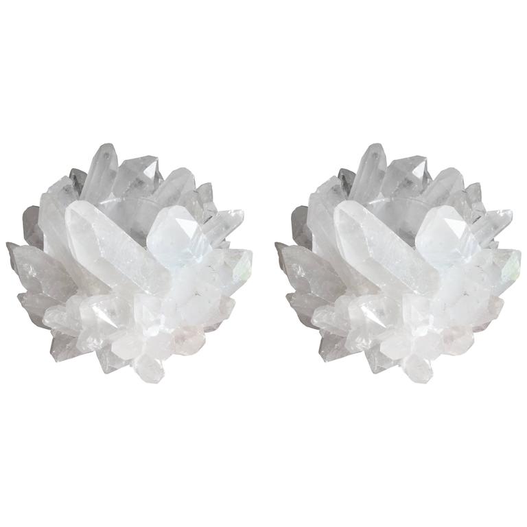 Exquisite, Clear Rock Crystal Quartz Votive at 1stdibs