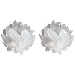 Exquisite, Clear Rock Crystal Quartz Votive