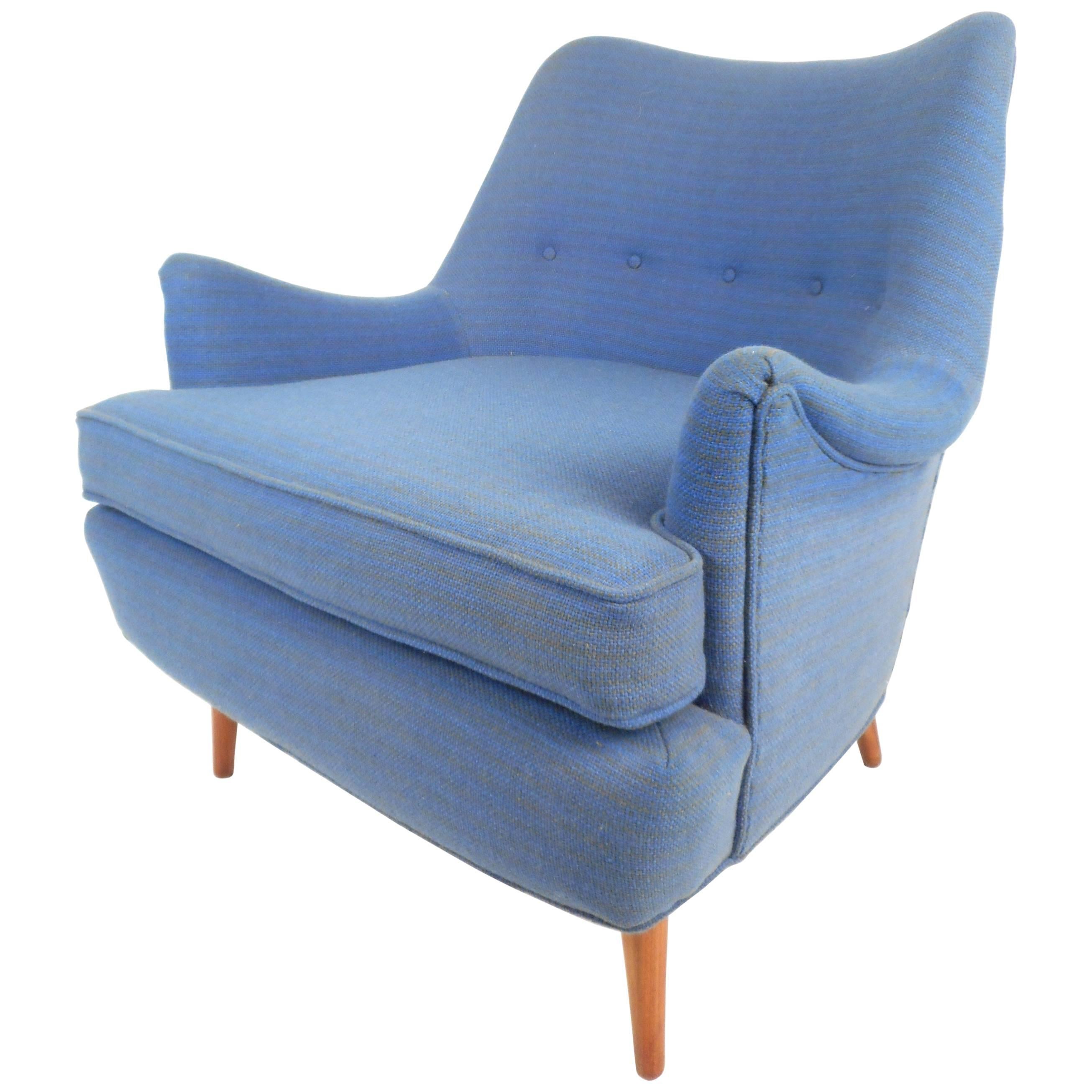 Mid-Century Modern Lounge Chair in the Style of Adrian Pearsall