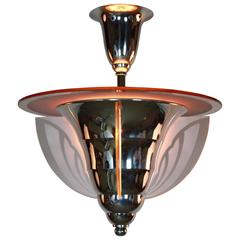 French Art Deco Chandelier by Atelier Petitot