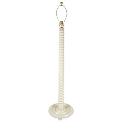 Custom Turned Wood Floor Lamp