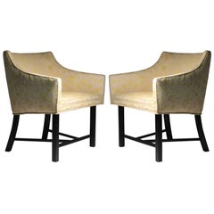Adorable Pair of Harvey Probber Club Chairs