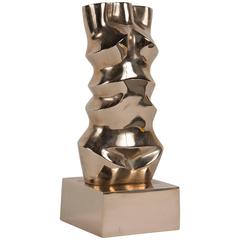 Bronze Abstract of a Female Torso by Augustin Filipovic