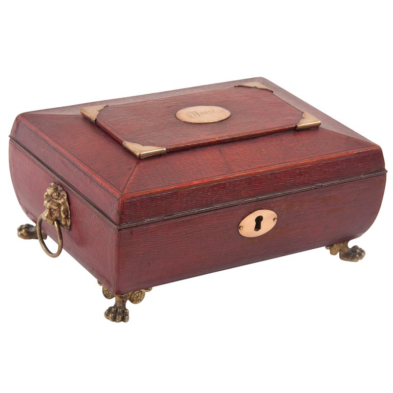 English Needlework Workbox For Sale at 1stDibs