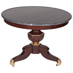 Antique Restoration Period Mahogany Center Table