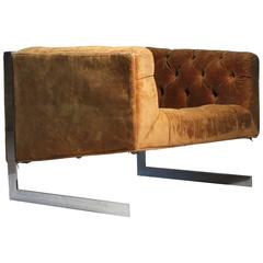 Milo Baughman Cantilever Lounge Chair 2