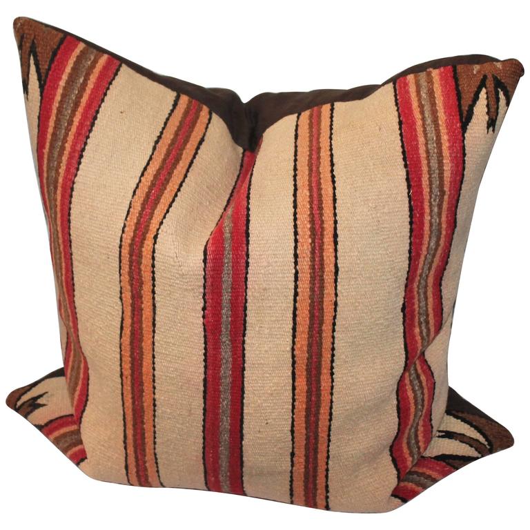 Monumental Early Navajo Saddle Blanket Weaving For Sale at 1stdibs