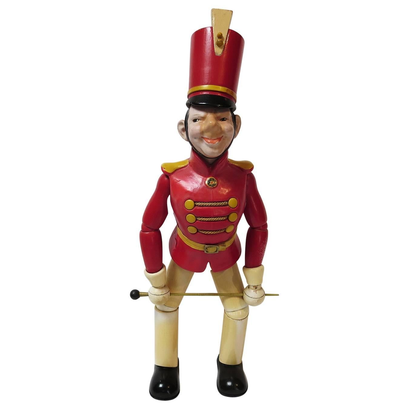 General Electric 1930s "Bandy" Jointed Wood Advertising Figure