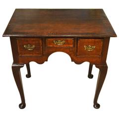 Oak George III Period Antique Lowboy