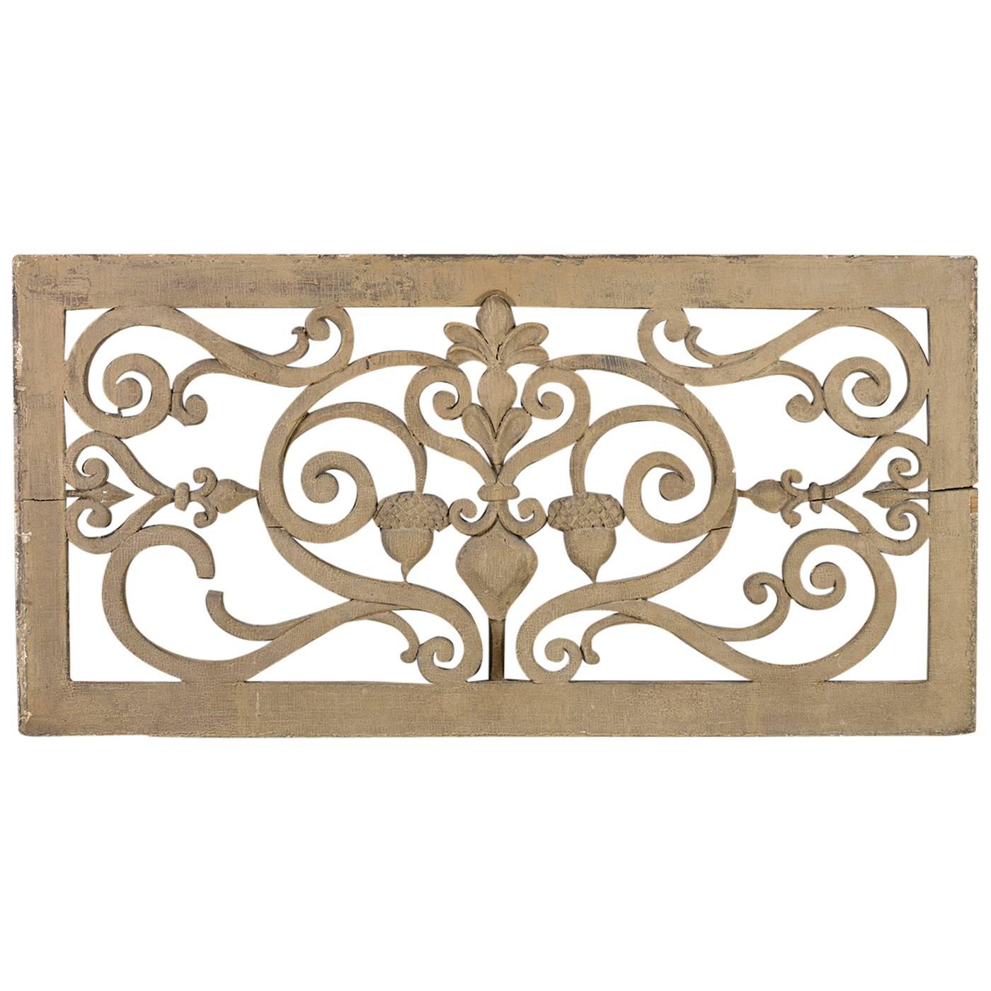 Carved Architectural Element For Sale