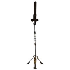 18th Century style Gilt Iron Floor Lamp 6