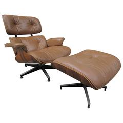 Charles Eames for Herman Miller Rosewood Lounge and Ottoman