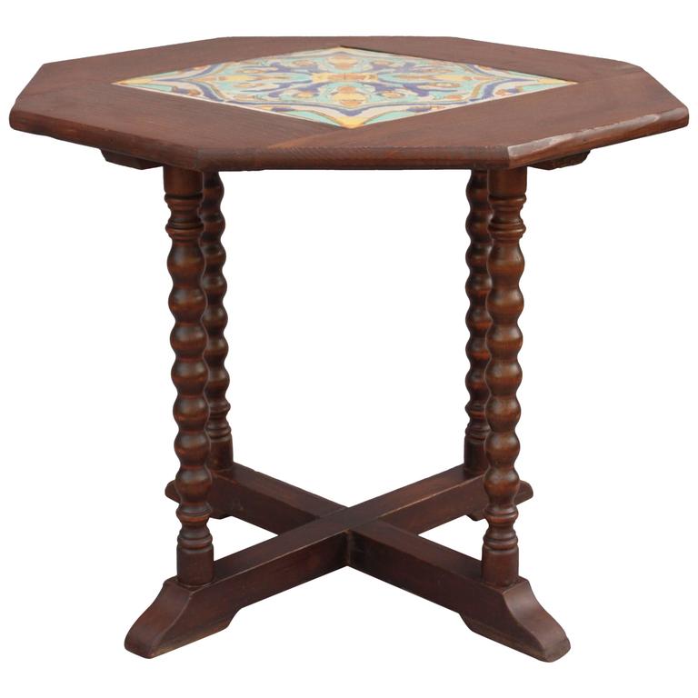 1920s California Tile Table At 1stdibs 1920s California Tile Table For