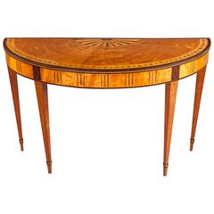 Irish Satinwood Side Table