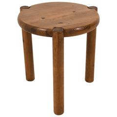 Elegant Mid-Century Modern Stool by Rainer Daumiller, 1970s