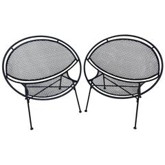 Pair of Maurizio Tempestini Clamshell Chairs for Salterini