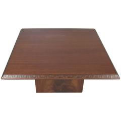 Classic Mahogany Table by Frank Lloyd Wright
