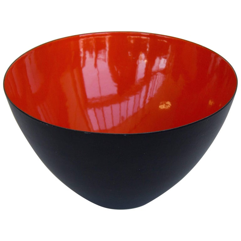 Enameled Steel Krenit Bowl at 1stDibs