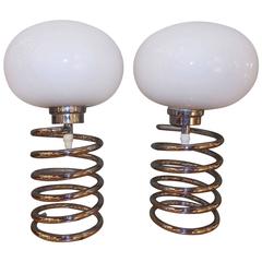 Pair of Ingo Maurer Table Lamp, circa 1970