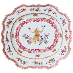 Chinese Export Porcelain Dish of ''Compagnie des Indes, '' 18th Century
