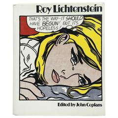 Retro "Roy Lichtenstein - John Coplans 1st edition 1973