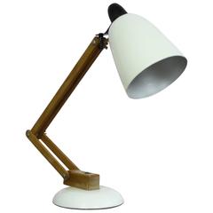 Vintage Terence Conran for Habitat White Maclamp Anglepoise Desk Lamp