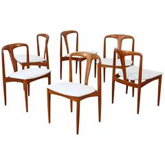 Set of Six Teak Dining Chairs "Juliane" by Johannes Andersen