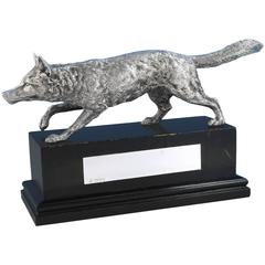 Sterling Silver Model of a Fox