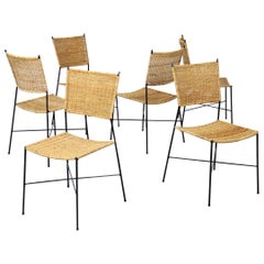 Set of Six Dining Chairs by Eisen- Und Drahtwerke Erlau, 1958