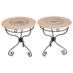 Pair of French Iron Tables 7