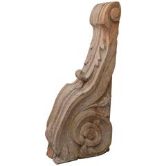 Large 19th Century Hand-Carved Corbel 3