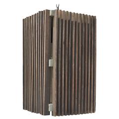 Wood Slat Mid-Century Modern Pendant