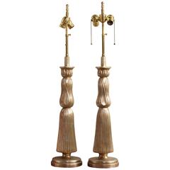 Pair of Nancy Corzine "Tassel" Lamps