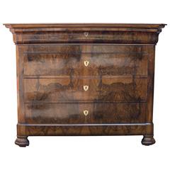 19th Century Walnut Louis Philippe Commode
