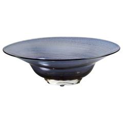 "Aqua Graal" Bowl by Edward Hald for Orrefors, Sweden, 1966