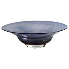 "Aqua Graal" Bowl by Edward Hald for Orrefors, Sweden, 1966