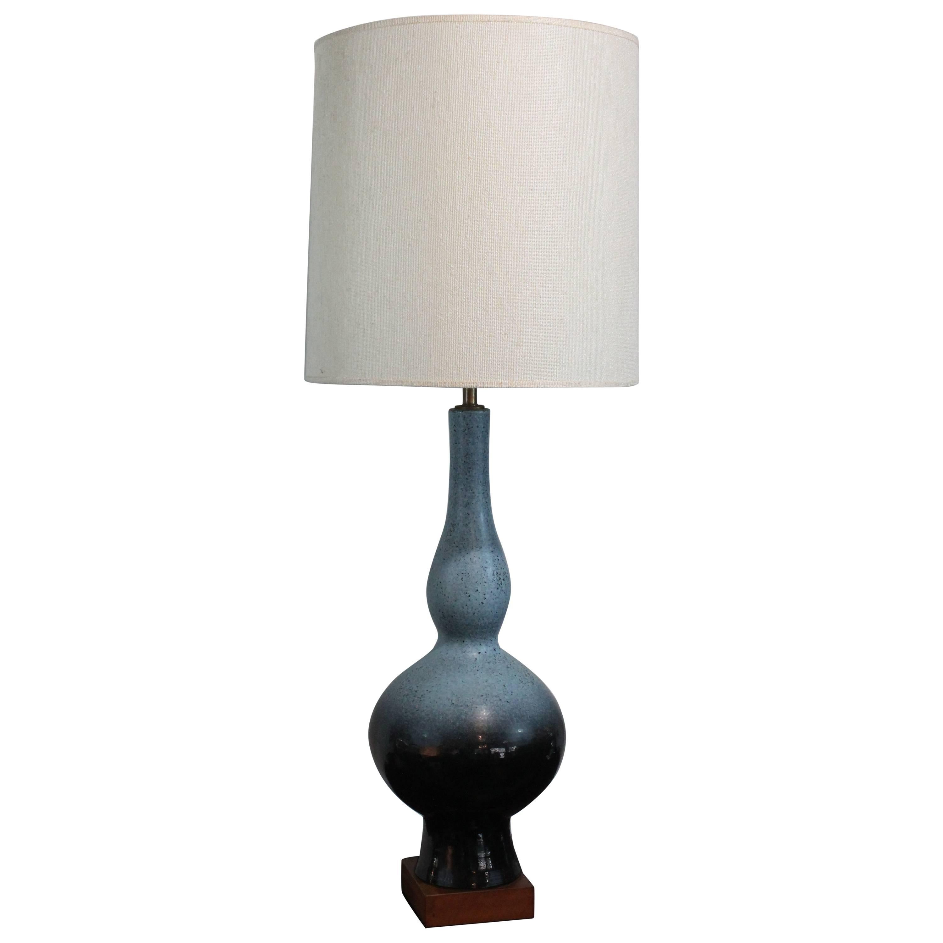 Large Italian Baldelli Ceramic Lamp For Sale