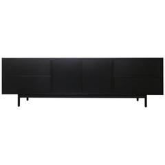 Driver Console by Bellboy in Ebonized American Walnut, Paper Composite & Steel 7