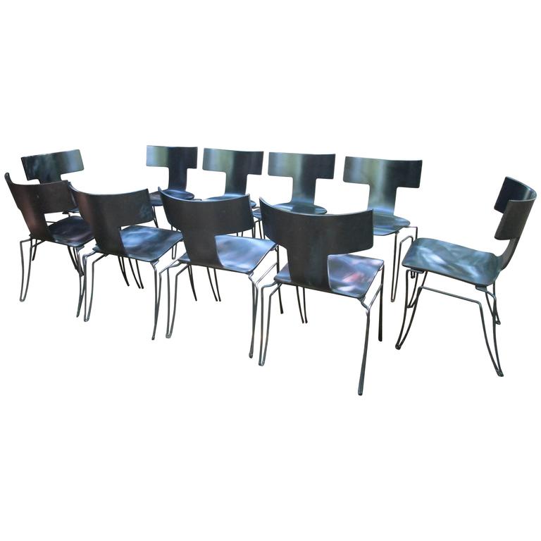 donghia klismos dining chair