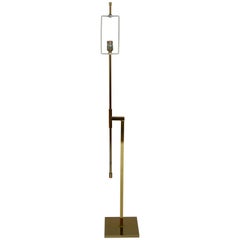 Laurel Brass Adjustable Floor Lamp