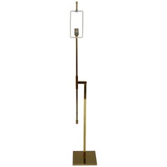 Laurel Brass Adjustable Floor Lamp