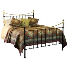 Antique Black Victorian Bed, MK82
