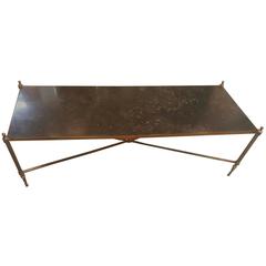 1940s French Granite and Brass Cocktail Table 3